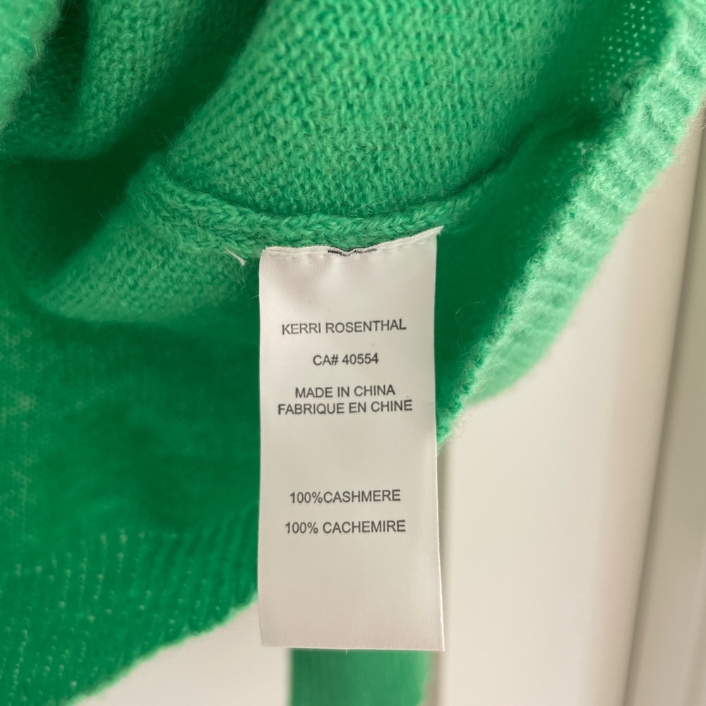 Kerri Rosenthal Cashmere Camille Sweater-S - Picture 4 of 5